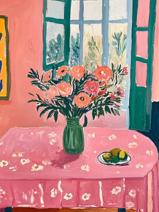 Mesa com Rosas Cabin